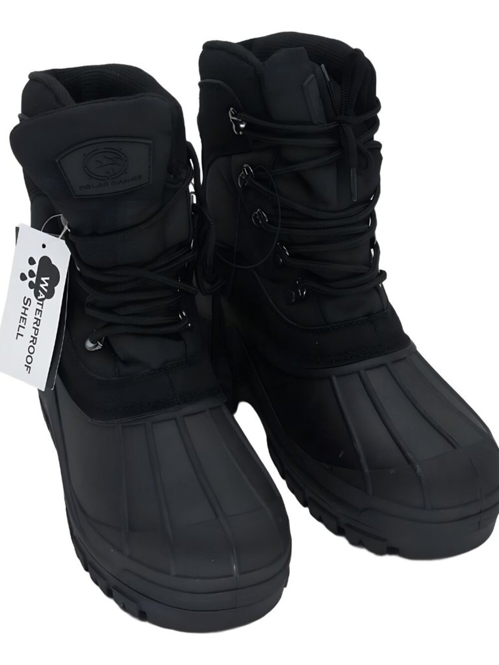 Polar Range Mens Peak Cold Weather Snow Boot Black 10